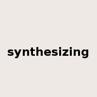 synthesizing是什么意思