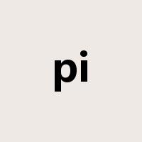 pi是什么意思