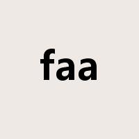 faa是什么意思