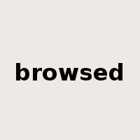 browsed是什么意思
