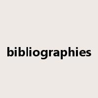 bibliographies是什么意思
