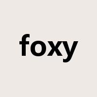 foxy是什么意思