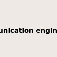 communication engineering是什么意思