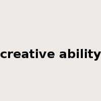 creative ability是什么意思