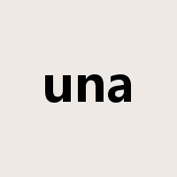 una是什么意思