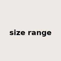 size range是什么意思