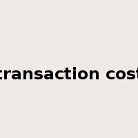 transaction cost是什么意思