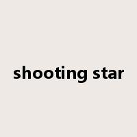 shooting star是什么意思