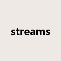 streams是什么意思
