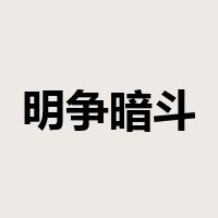 明争暗斗是什么意思