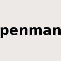 penman是什么意思