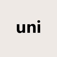 uni是什么意思