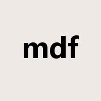 mdf是什么意思