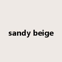 sandy beige是什么意思