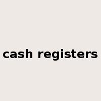 cash registers是什么意思