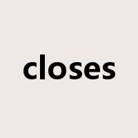 closes是什么意思