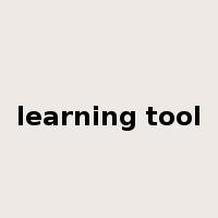 learning tool是什么意思