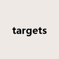 targets是什么意思