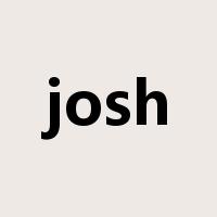 josh是什么意思