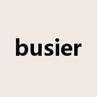 busier是什么意思