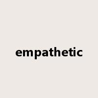 empathetic是什么意思