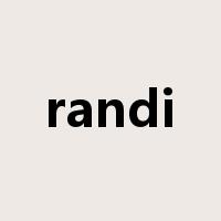 randi是什么意思