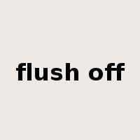flush off是什么意思