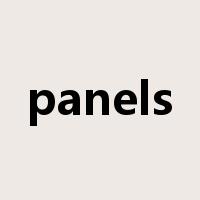 panels是什么意思