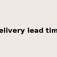 delivery lead time是什么意思