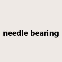 needle bearing是什么意思
