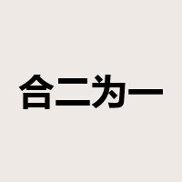 合二为一是什么意思