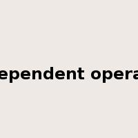 independent operator是什么意思