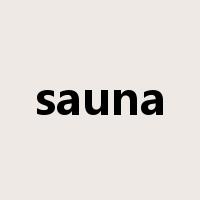 sauna是什么意思