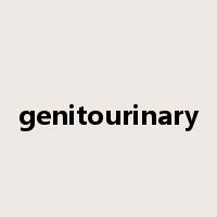 genitourinary是什么意思