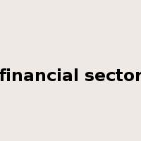 financial sector是什么意思