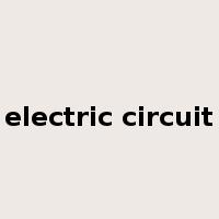 electric circuit是什么意思