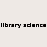 library science是什么意思