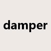 damper是什么意思