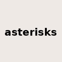 asterisks是什么意思