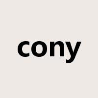 cony是什么意思