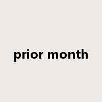 prior month是什么意思