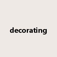 decorating是什么意思