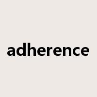 adherence是什么意思