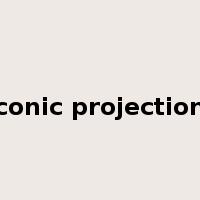 conic projection是什么意思