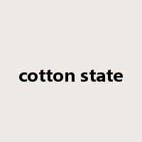 cotton state是什么意思