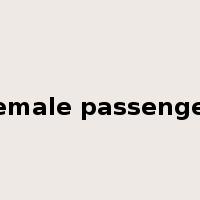 female passenger是什么意思