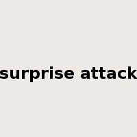 surprise attack是什么意思