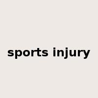 sports injury是什么意思
