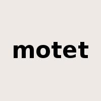 motet是什么意思