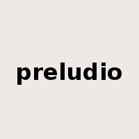 preludio是什么意思